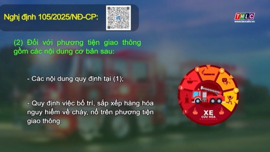 Nội quy PCCC và cứu nạn, cứu hộ từ 01/7/2025