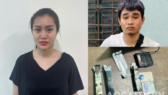 Nữ quái mua bán ma túy ra đầu thú