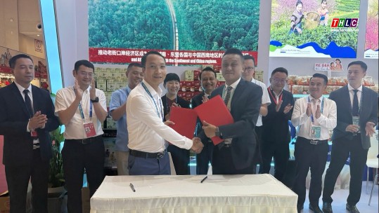 Doanh nghiệp Lào Cai đã ký 3 thỏa thuận hợp tác tại Hội chợ triển lãm Trung Quốc - Nam Á