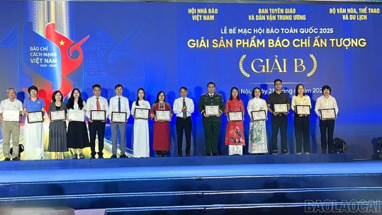 Hội Nhà báo tỉnh Lào Cai có 1 tác phẩm đoạt giải B tại Hội báo toàn quốc 2025