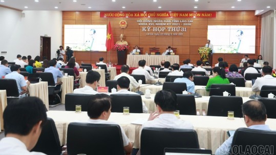Khai mạc Kỳ họp HĐND tỉnh lần thứ 31