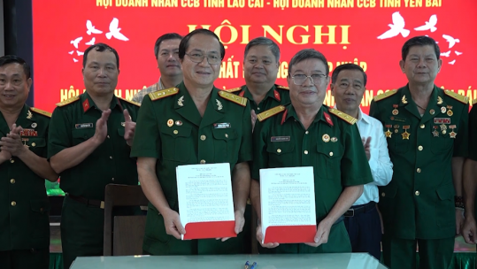 Hội Doanh nhân Cựu chiến binh Lào Cai và Yên Bái thống nhất phương án sáp nhập